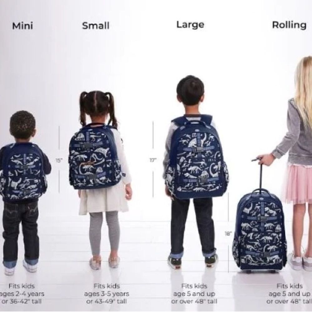 Pottery Barn Kids Sebastian Blue Shark Back Pack Lunch Box Set - Picture 9 of 9